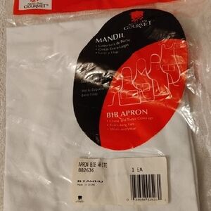 White Bib Apron